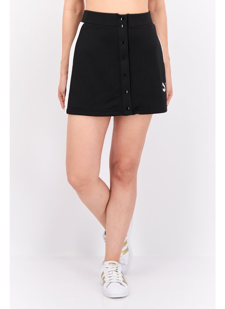 PUMA Women Sportswear Fit Classic T7 Outdoor Skirt, Black/White  - Image 1