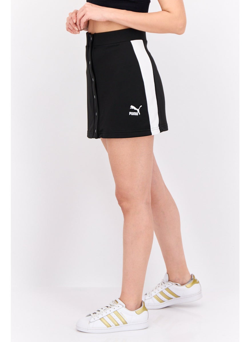 PUMA Women Sportswear Fit Classic T7 Outdoor Skirt, Black/White  - Image 2