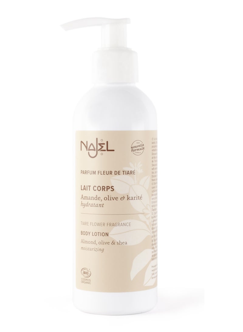 najel Organic  Body Lotion Tiare Flower Fragrance Eco Certified - Image 1