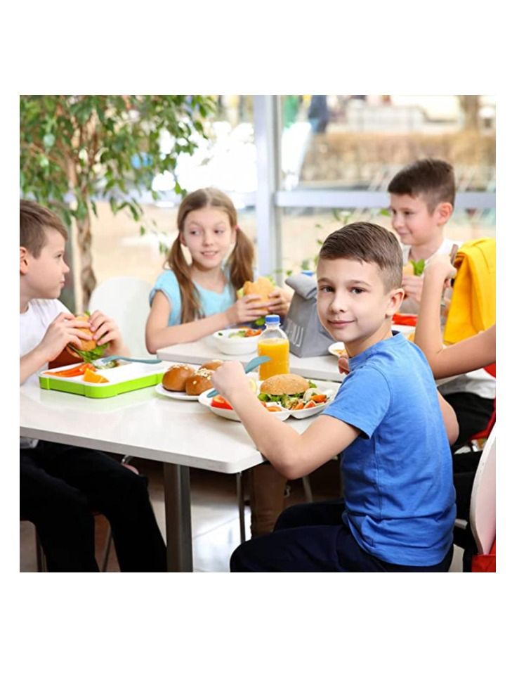 Utensils Set with Case 4 Sets Wheat Straw Travel Cutlery Set Portable Spoon Knife Fork Chopsticks Lunch Box Utensil Set for Kids Adults - Image 5