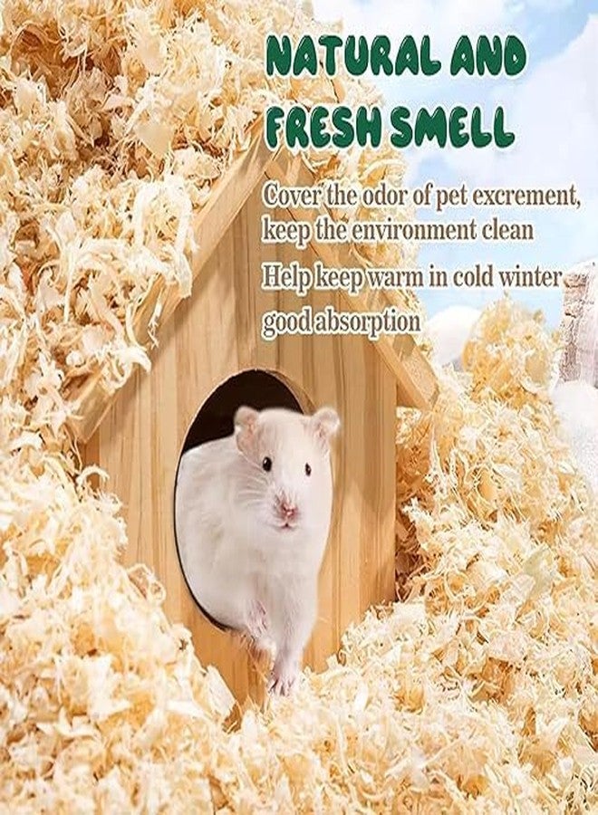 GIG BAZAAR- Pine Wood Shavings Bedding for Hamsters, Birds, Chinchillas, Guinea Pigs, Mice, Rabbits, Reptiles, Small Animals, Natural Nesting Material (1, Kilograms) - Image 4