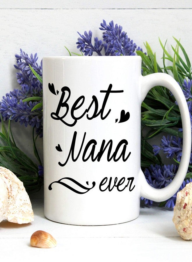 Toshiy Best Nana Coffee Mug - Perfect Gifts for Mom, Grandma from Grandkids - 11 Oz - Image 4