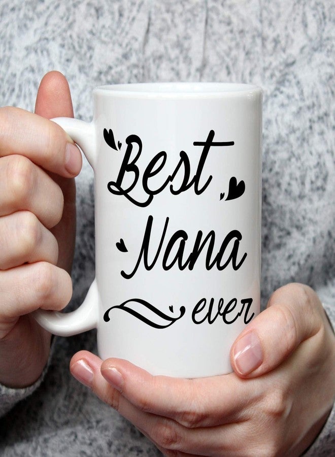 Toshiy Best Nana Coffee Mug - Perfect Gifts for Mom, Grandma from Grandkids - 11 Oz - Image 2