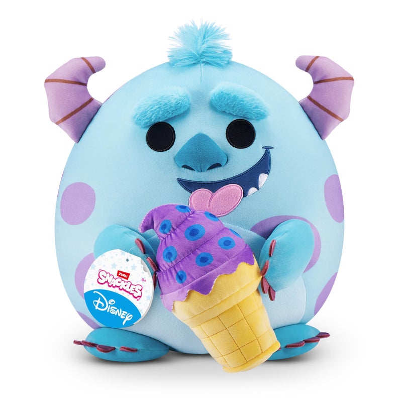 Snackles Disney 14inch Plush Sulley by ZURU Plush with Snack Accessory - Image 2