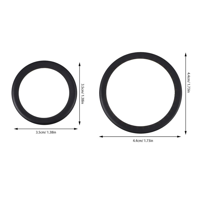 6pcs Stethoscope Diaphragm Replacement Set for Pediatric and Adult Use, Medical-Grade Plastic Accessories for Stethoscope Repair and Diagnostic Equipment - Image 2