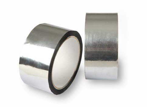 SE Multi Purpose Self Adhesive Water Proof Aluminum Foil Tape High Temp Heat Resistant Silver (24MM) - Image 1