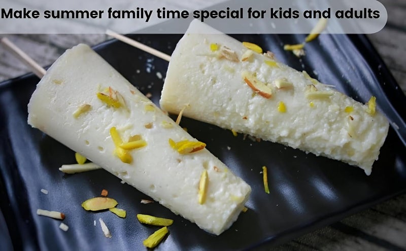 Rinkle Trendz Aluminium Kulfi Mould Set Ice Cream Kulfi Maker- 12 Pieces (Without Stand) - Image 3