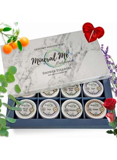 Shower Bombs Aromatherapy Shower Steamers wOrganic Essential Oils for Vaporizing Steam Spa Relaxation Shower Tablets Shower Melts Relaxing Self Care Birthday Gifts for Men Women Him Her