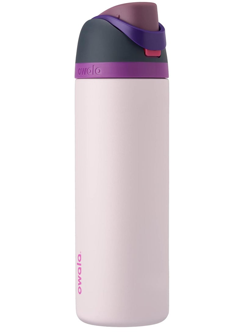 زجاجة مياه معزولة من الفولاذ المقاوم للصدأ من فريسيب مع مصاصة للرياضة والسفر والمدرسة، زجاجة مياه رياضية خالية من مادة BPA، 24 أونصة - Image 1