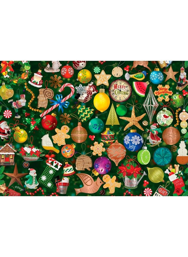 Ceaco - Tracy Flickinger - Christmas Ornament Collection - 1000 Piece Jigsaw Puzzle - Image 1