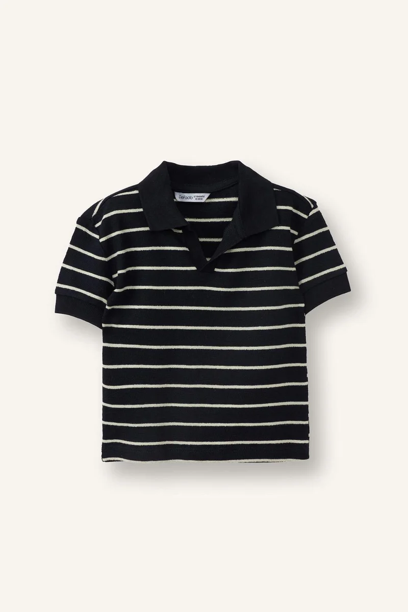 ديفاكتو Baby Boy Regular Fit Short Sleeve Polo T-Shirt