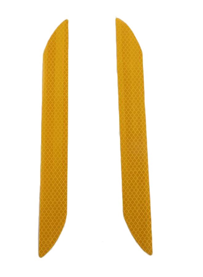 2-Piece Reflective Warning Strip Sticker Set