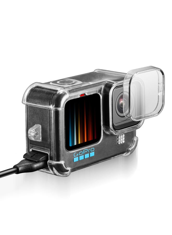 Neutral Gopro12/11 Transparent Protective Cover Dog 9 Anti-fall And Anti-shock Tpu Four-corner Airbag Frame Shell Sports Camera Accessories - Image 2