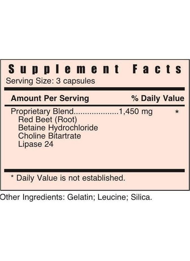 Systemic Formulas - Lb LiverGall Bladder 60 Capsules Bio Function 61 Liver + Gall Bladder Support Portal Duct Function Supplement Contains Red Beet Root Powder - Image 1