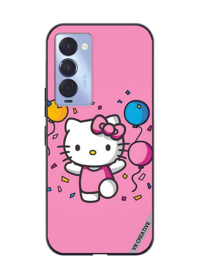 VR CREATIVE Protective Case Cover For Tecno Camon 18/18 P Hello Kitty Design Multicolour - Image 1