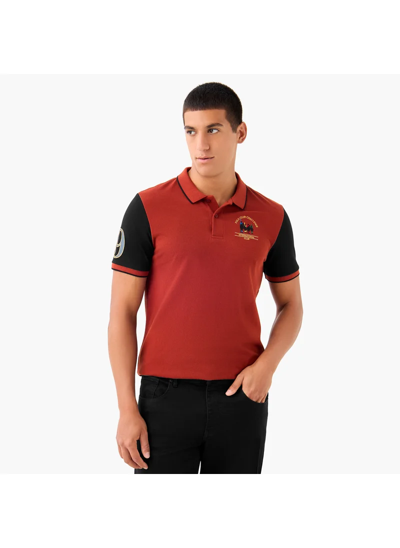 فاف Logo Embroidered Polo T-shirt