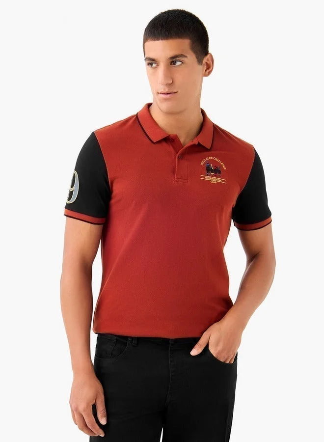 Splash FAV Logo Embroidered Polo T-shirt