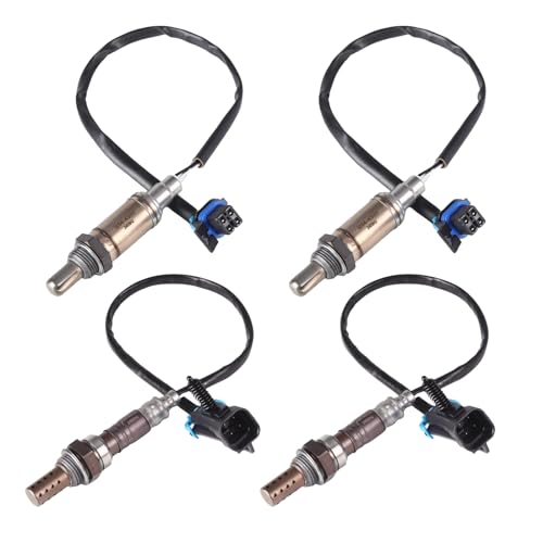 BLPextrm Oxygen O2 Sensor Upstream and Downstream Fits for Chevy GMC Avalanche Silverado Sierra 1500 Classic Suburban Yukon XL 1500 2500 Tahoe 4.3L 4.8L 5.3L 6.0L 2006-07, for Cadillac Escalade 6.2L 2007 4PCS - Image 1