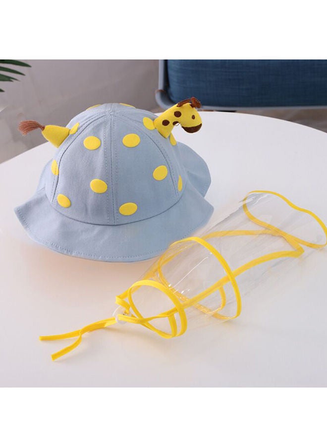 NIBEMINENT Giraffe Style Protective Hat With Face Shield yellow - Image 2