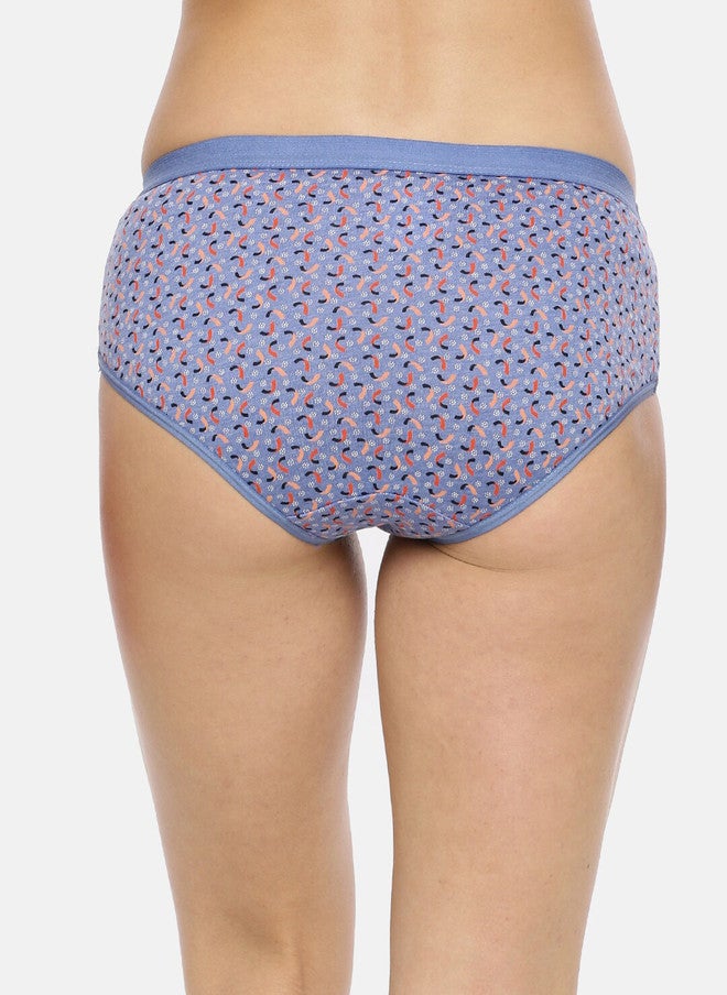 Red Rose RedRose Women Pack Of 3 Printed Hipster Briefs in Assorted Colors - Image 4