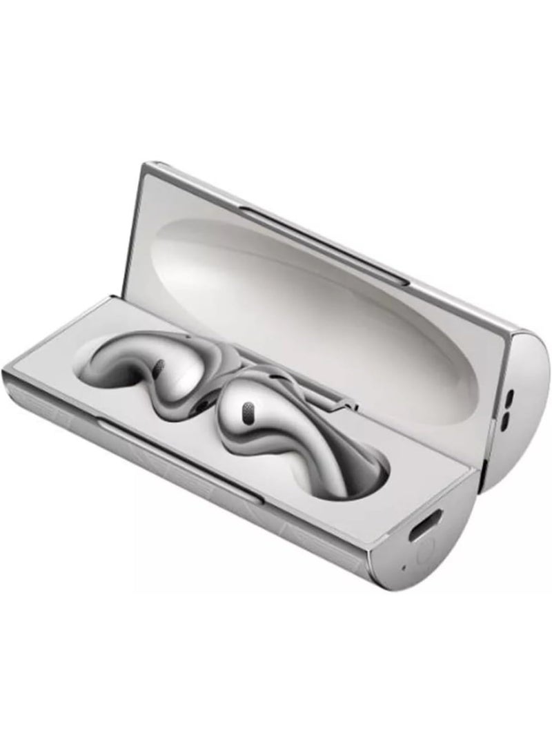 هواوي ايكيت Huawei FreeBuds Lipstick 2 TWS Earbuds Bluetooth 5.2 Earphone Noise Cancellation IP54 (silver white) - Image 5