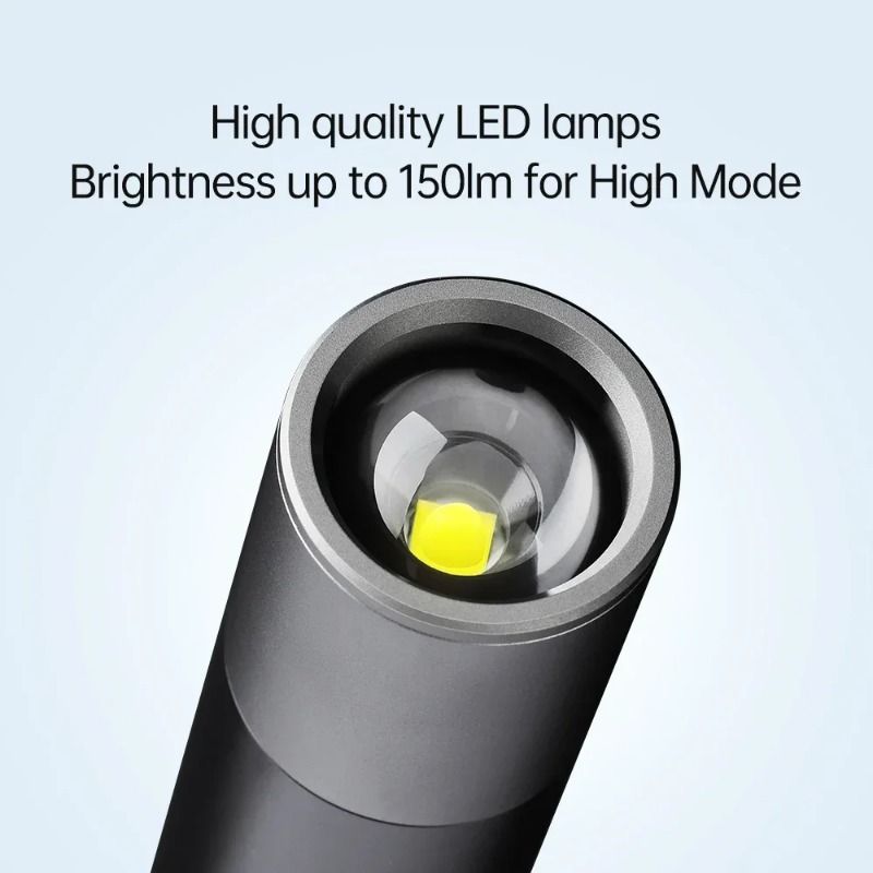 NexTool Zoom Flashlight, Black - Image 4