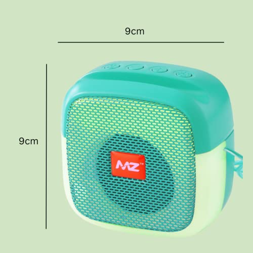 MZ M424SP (Portable Bluetooth Speaker) Dynamic Thunder Sound with Disco LED 5 W Bluetooth Speaker (Green, Stereo Channel) - Image 3