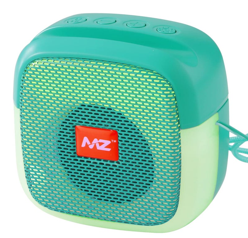 MZ M424SP (Portable Bluetooth Speaker) Dynamic Thunder Sound with Disco LED 5 W Bluetooth Speaker (Green, Stereo Channel) - Image 1