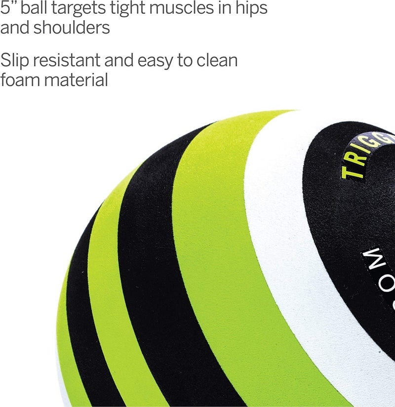 TRIGGERPOINT Trigger Point Performance Foam Massage Ball for Deep-Tissue Massage, MB5 (5-inch) -5"L x 5"W x 5"H - Image 3
