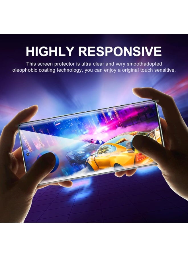 واقي شاشة زجاجي مقوى لهاتف Honor X9D، لاصق بالكامل، ثلاثي الأبعاد، منحني، مقاوم للخدش، صلابة 9H. - Image 4