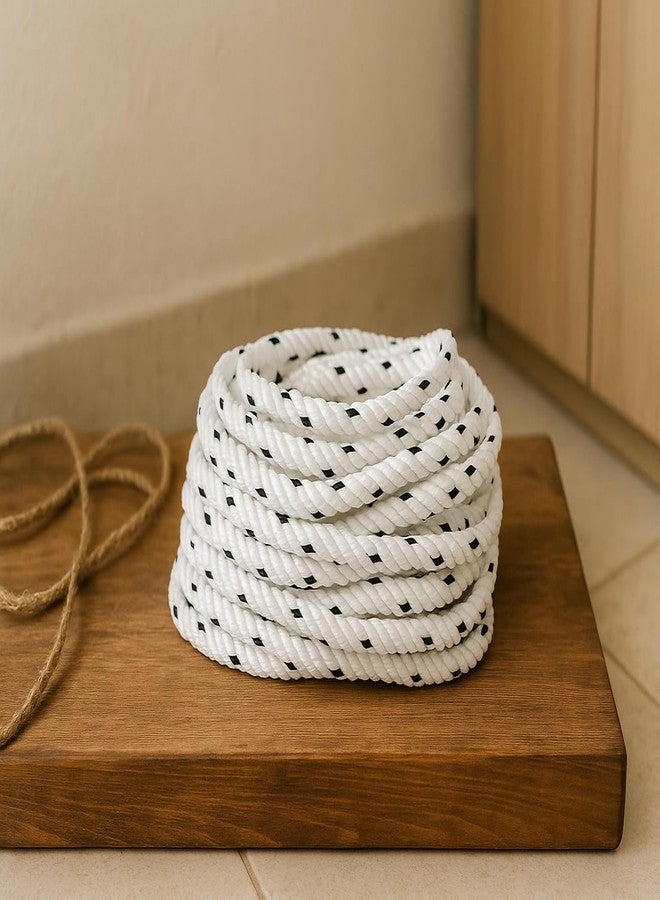 Sunshine Global Source Cloth Line Resham Rope Braided, for Drying Clothes, Mtr (White, and Color May Vary) (5 metre) - Image 3