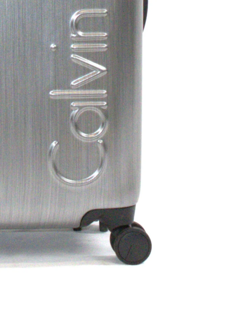 CALVIN KLEIN South Hampton Hardside Spinner Luggage On Wheels, Ultra Lightweight ABS, 4 Double Wheels