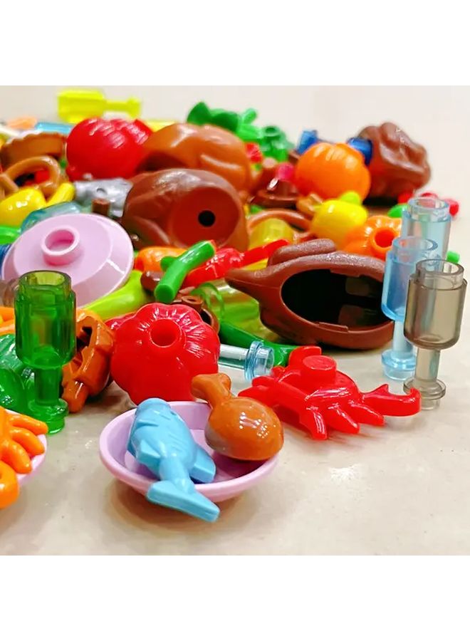 50g Colorful ABS Building Blocks DIY Toy Kids Gift House Decoration Accessories - Image 5
