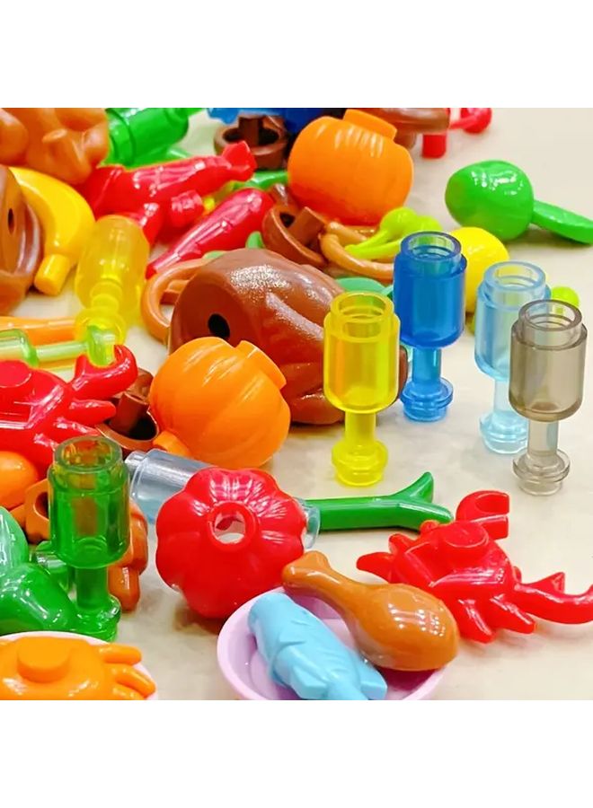 50g Colorful ABS Building Blocks DIY Toy Kids Gift House Decoration Accessories - Image 3