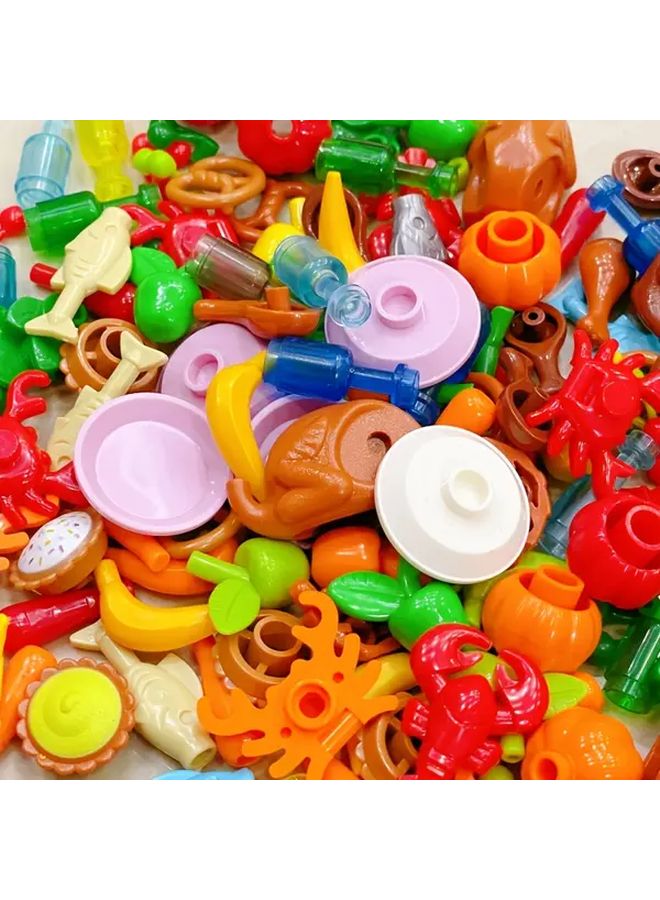 50g Colorful ABS Building Blocks DIY Toy Kids Gift House Decoration Accessories - Image 2