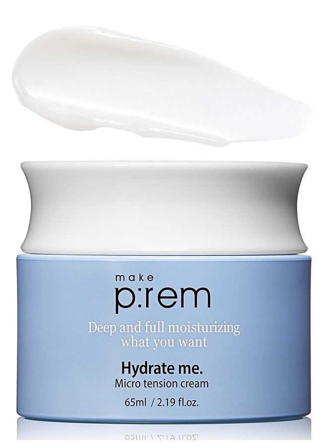 MAKEP:REM MAKEPREM Hydrate Me Micro Tension Cream Moisturizing Water Cream Hydrate Smooth No-Sticky - Dry Extra-Dry Sensitive Oily Aging Acne-prone Skin Hyaluronic Acid Raspberry 2.19 Fl Oz Korean Skincare. - Image 1