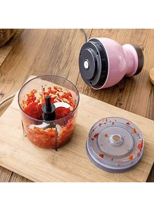 G-KARUNA GKARUNA Mini Electric Fruit Vegetable Mixer Meat Grinder Multi Purpose Capsule Cutter Food Processor Crusher Mincer Multicolor  - Image 5