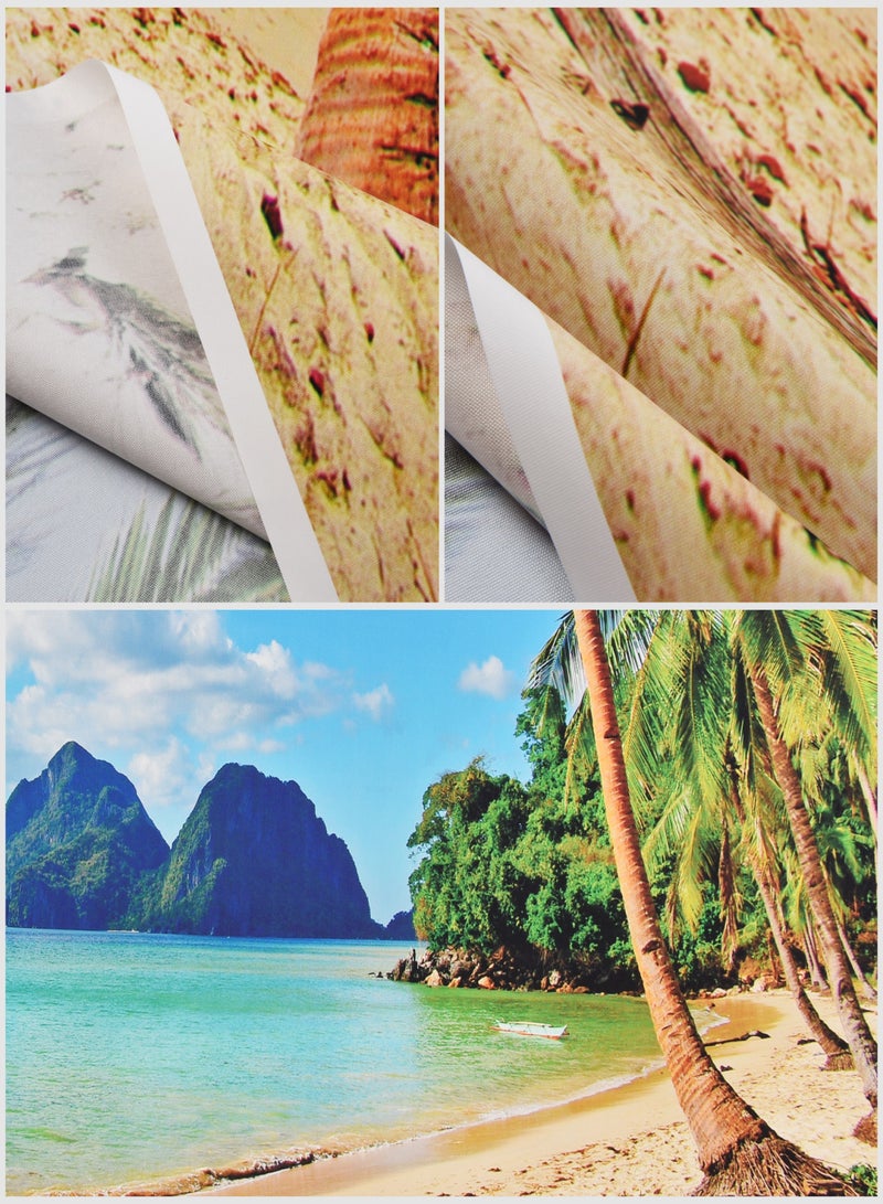 2.1 * 1.5m/ 7 * 5ft Photography Background Seascape Portrait Photography Backdrops Photo Studio Props for Portrait Photos Party Decoration  - Image 4
