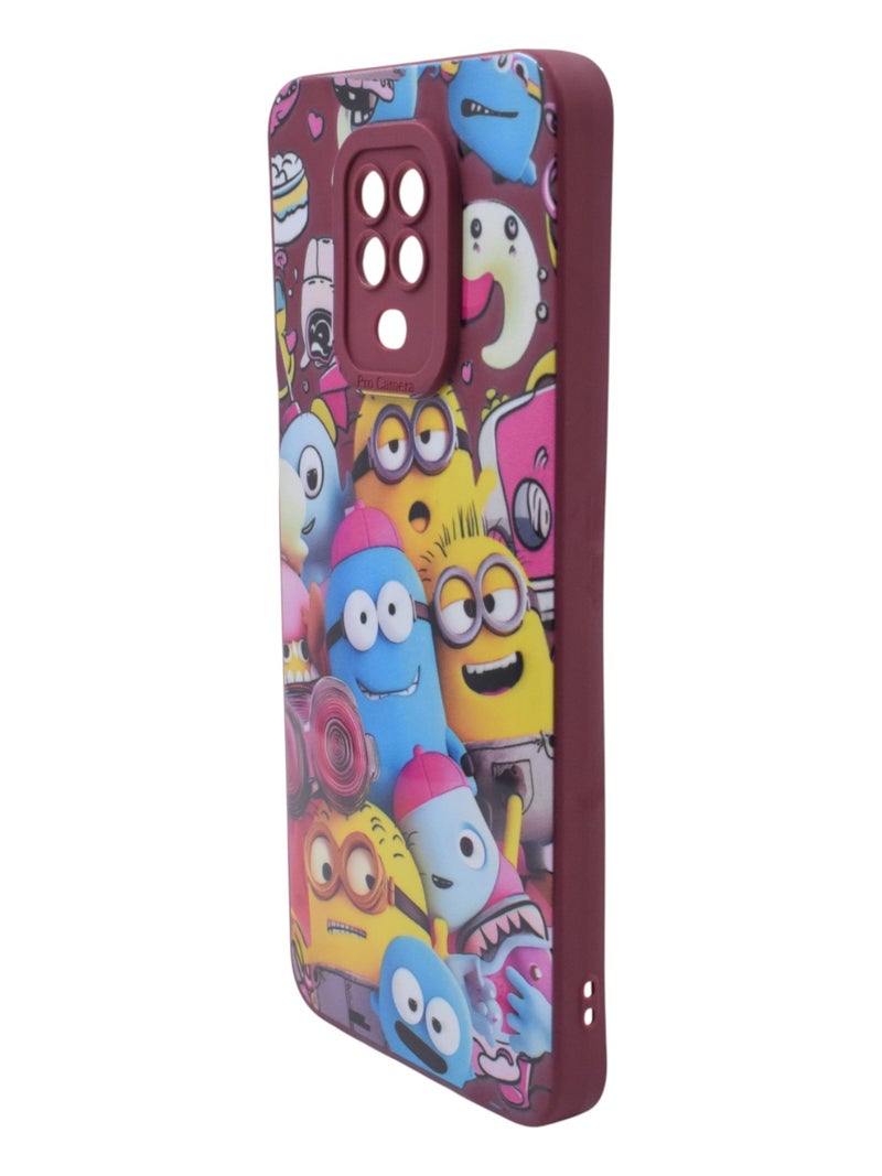 Despicable Me Plastic Back Cover For Xiaomi Redmi Note 9 Pro - Multicolour - Image 3