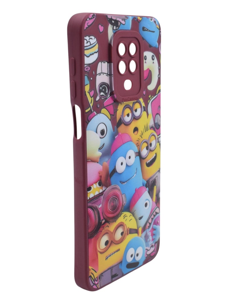 Despicable Me Plastic Back Cover For Xiaomi Redmi Note 9 Pro - Multicolour - Image 2