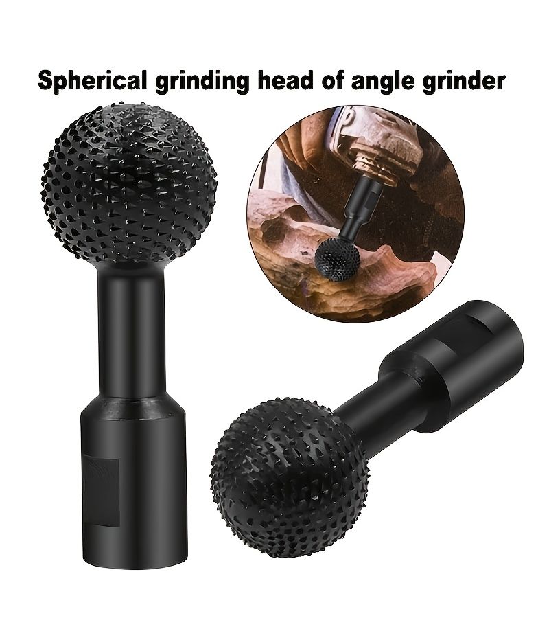 20mm Spherical Rotary Burr Carving Tool Wood Groove Polishing Drill Bit - Image 4