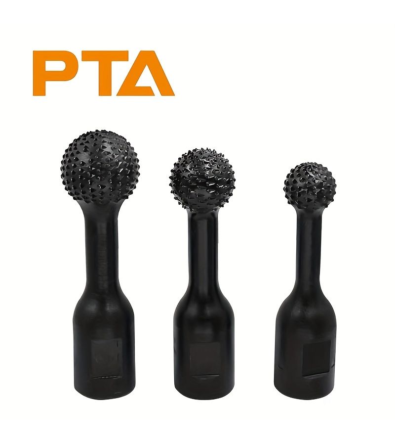 20mm Spherical Rotary Burr Carving Tool Wood Groove Polishing Drill Bit - Image 1