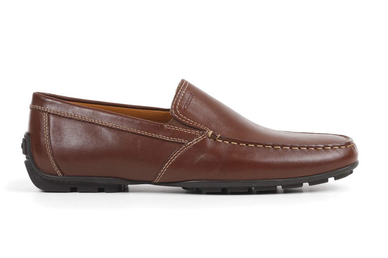Geox Men's Monet Plain Vamp Slip-On Loafer,Coffee,39 EU/6 M US - Image 2
