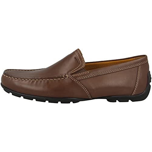 Geox Men's Monet Plain Vamp Slip-On Loafer,Coffee,39 EU/6 M US - Image 1