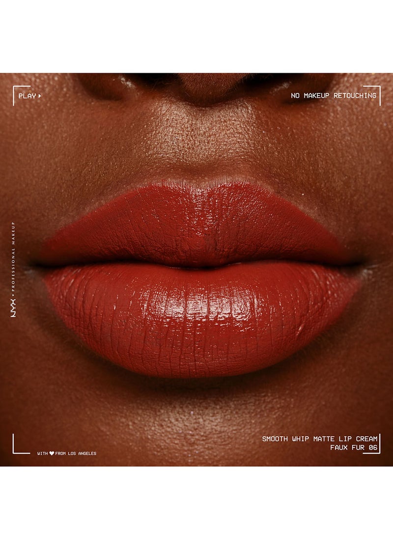 NYX PROFESSIONAL MAKEUP Smooth Whip Matte Lip Cream - Faux Fur  - Image 4