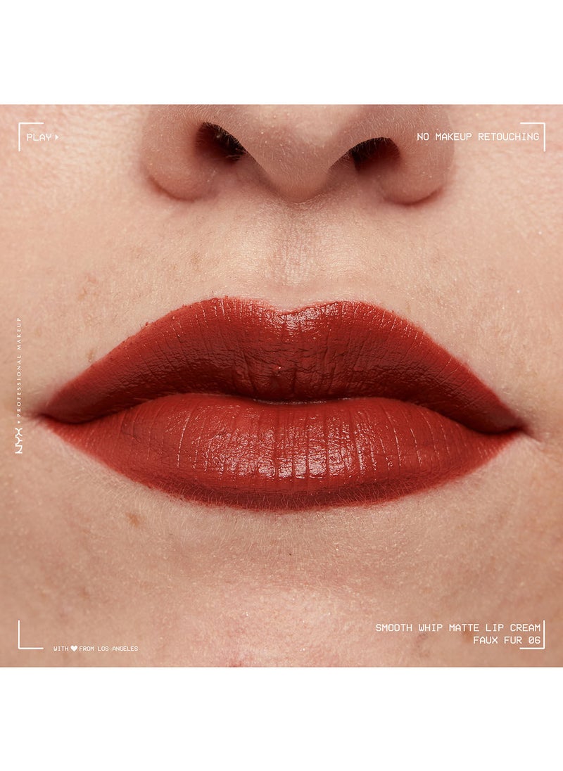 NYX PROFESSIONAL MAKEUP Smooth Whip Matte Lip Cream - Faux Fur  - Image 3