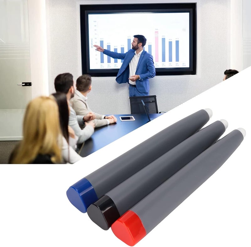Brrnoo 3pcs Interactive Whiteboard Pen for Smartboards, Infrared Tablet Smart Pen Tablet for Whiteboard Multimedia Screen - Image 3