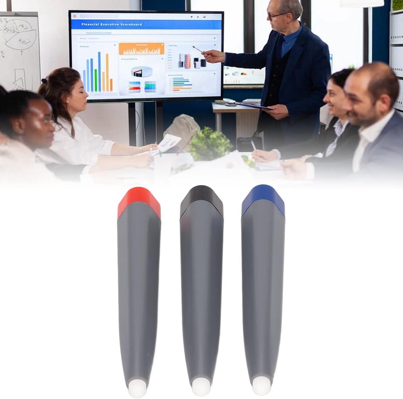 Brrnoo 3pcs Interactive Whiteboard Pen for Smartboards, Infrared Tablet Smart Pen Tablet for Whiteboard Multimedia Screen - Image 2