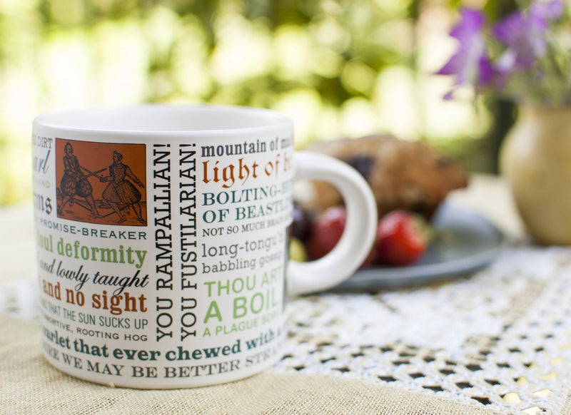 The Unemployed Philosophers Guild Shakespearean Insults Coffee Mug - Shakespeare's Wittiest and Meanest Insults - Comes in a Fun Gift Box, 14 oz. - Image 4