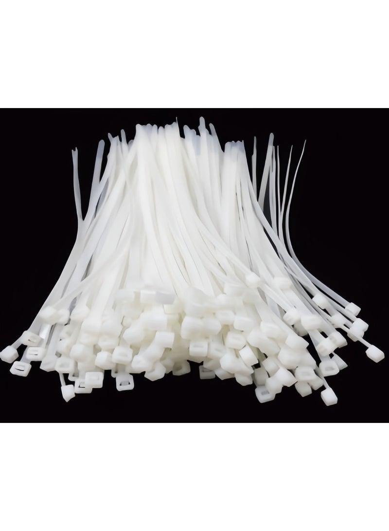 Loquat 100-Pieces Nylon Cable Tie White - Image 4